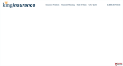 Desktop Screenshot of kinginsurance.com